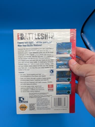 Battleship (Sega Genesis, 1993) CIB Complete — photo 3
