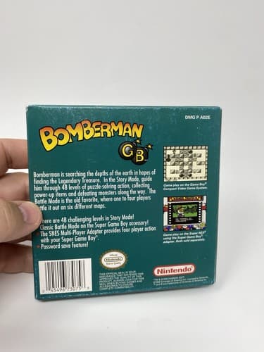 Bomberman (Nintendo GameBoy) -Tested CIB Compete With Inserts Manual Game — photo 8