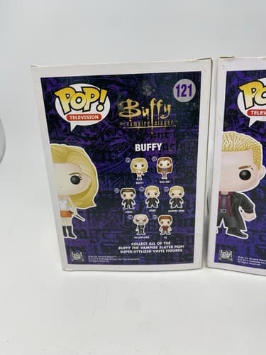 Funko Pop! Buffy the Vampire Slayer Spike #124 Buffy #121 Oz #127 Original New — photo 7