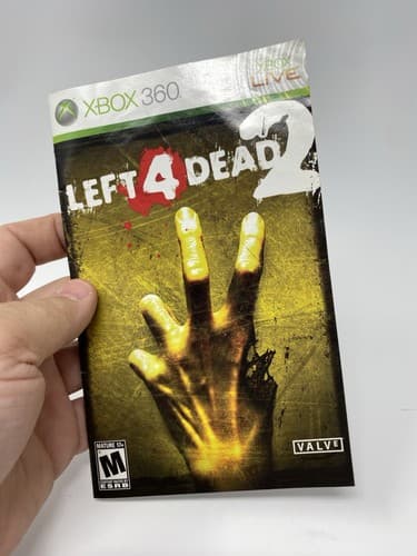 left 4 dead 2 xbox 360 Manual Only No Game Or Case — photo 2
