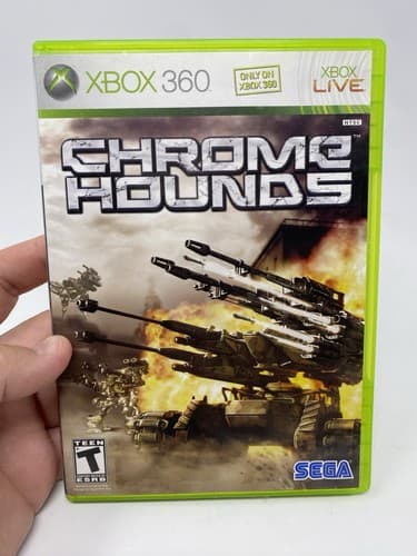 Chrome Hounds Microsoft Xbox 360 Video Game Sega - Complete w/ Manual CIB