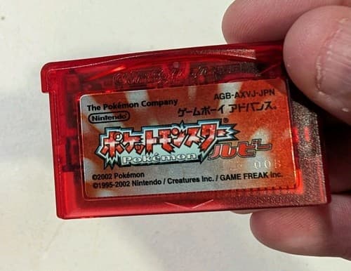 Pokemon Ruby Sapphire set Nintendo GameBoy Advance GBA Japanese ver Tested — photo 4