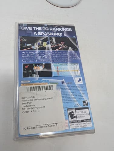 PQ: Practical Intelligence Quotient 1 & 2 Sony PSP Complete with Manual (CIB) — photo 8
