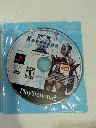 Xenosaga: Episode III 3 Also Sprach Zarathustra PlayStation 2 PS2 DISCS ONLY — photo 3