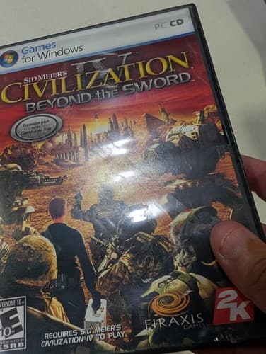 Sid Meier's Civilization IV: Beyond the Sword Expansion Pack PC CD, Box + Manual — photo 4