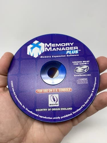 Memory Manager Plus (Gameshark) Disc Only For the GameCube — photo 3