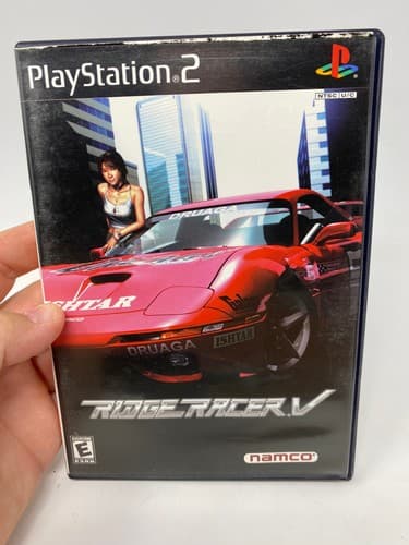 Ridge Racer V Playstation 2 Video Game - PS2 CIB Complete Tested