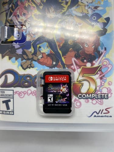 Disgaea 5 Complete Nintendo Switch CIB Tested Working Strategy JRPG NIS America — photo 8
