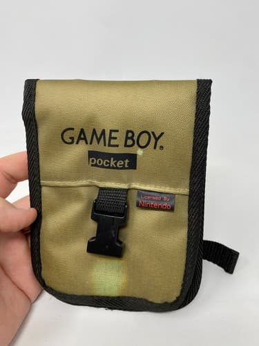 Silver Nintendo Gameboy Pocket Carrying Case Licensed Vintage Japan 90s