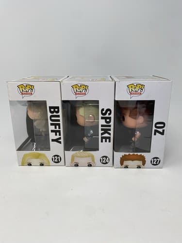 Funko Pop! Buffy the Vampire Slayer Spike #124 Buffy #121 Oz #127 Original New — photo 5
