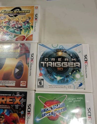 Lot Of 10 Nintendo 3DS Games - Tested - Pac-man, Sushi, Noir, Rex, Scribblenauts — photo 5