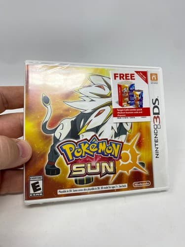Pokemon Sun Nintendo 3DS NEW SEALED Target Cafe Combo Pack Promo Sticker 2016 — photo 2