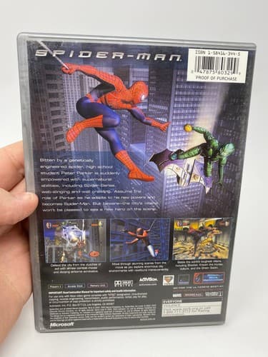 Spider-Man Microsoft Xbox Platinum Hits W/Manual CIB Authentic Tested — photo 3
