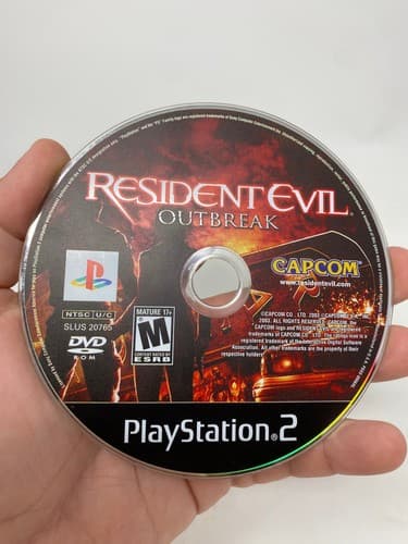 Resident Evil: Resident Evil Outbreak Playstation 2 Ps2 Game Disc Only Tested — photo 2