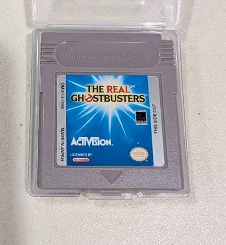 Nintendo Game Boy The Real Ghostbusters Game Cartridge Activision NTSC-U/C