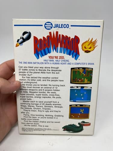 Robo Warrior Complete in Box Nintendo NES CIB Complete Game Box manual — photo 6