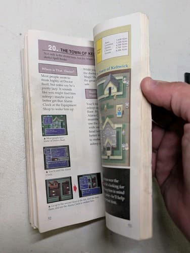 SEGA Sword of Vermilion (Sega Genesis) Role Playing Hint Book Included, Damaged — photo 8