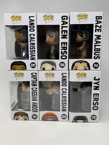 Funko Pop! Star Wars Vinyl Figures Lot of 6 - Jyn Erso Lando Calrissian — photo 9