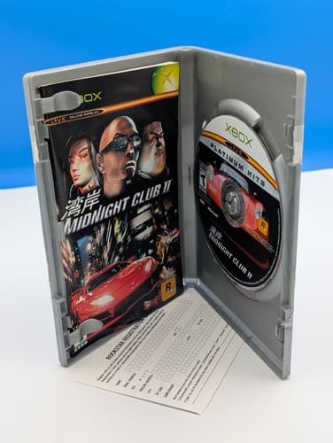 Midnight Club II 2 (Microsoft Xbox, 2003) Complete CIB Game Manual & Case Tested — photo 3