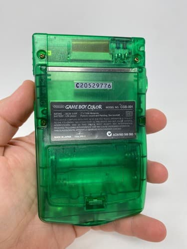 Nintendo Gameboy Color Console Toys R Us Limited Clear Green GBC Japan Tested — photo 8