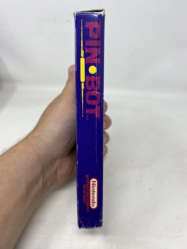 Pin-Bot(Nintendo NES 1990) CIB Complete in box, W/ Manual Insert Ships Fast — photo 9