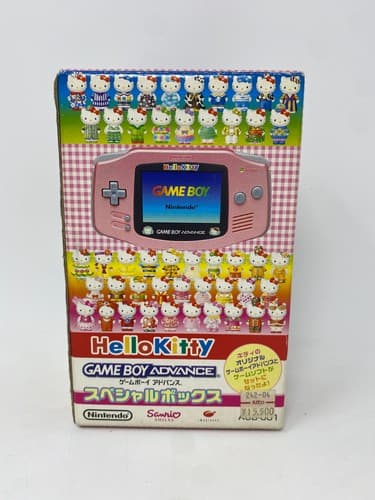Hello Kitty Game Boy Advance Special Box & Handheld Console AGB-HK-JPN AGB-001