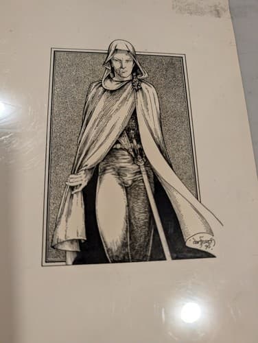Shebbin-Vur The Emissary Middle Earth By Liz Danforth 1990 Original — photo 2