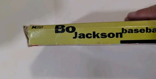 Bo Jackson Baseball (Data East, 1991) NES Game w/ Box & Manual ~ Tested, Working — photo 2