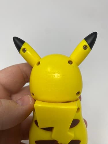 1998 TOMY Pikachu Action Figure Moveable Head Untested — photo 9