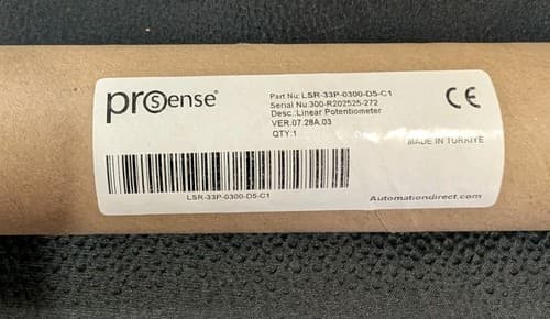 PROSENSE POTENTIOMETER LINEAR LSR-33P-0300-D5-C1 New