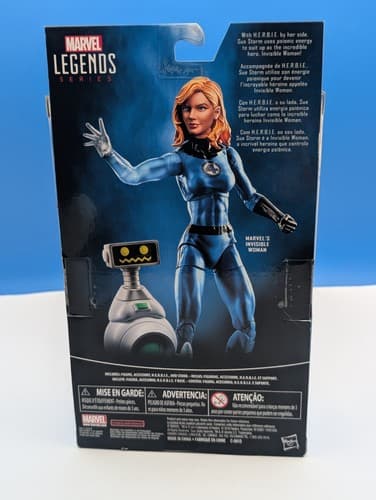 Marvel Legends Fantastic Four Invisible Woman 6" Action Figure & Herbie NEW — photo 3