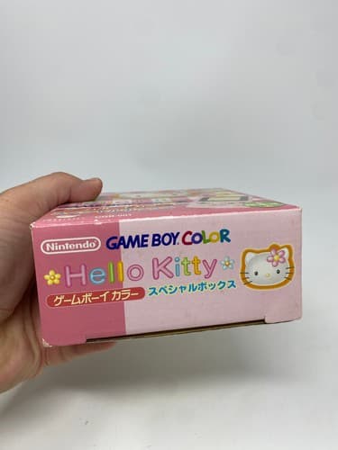 Nintendo Game Boy Color Hello Kitty Special Box Pink JP Version CIB Complete — photo 8