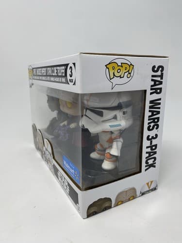FUNKO POP STAR WARS TARFFUL EMPEROR UTAPAU CLONE TROOPER 3 PACK WALMART — photo 2