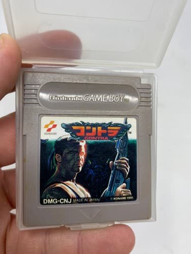 Contra (Japanese version) Game Boy GB Japan Import DMG-CNJ w/ Case