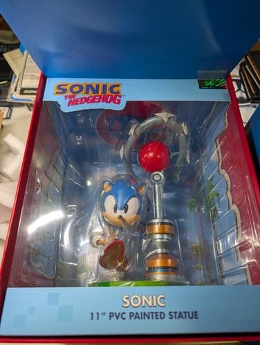 Sonic The Hedgehog 11" PVC Painted Statue First 4 Figures Exclusive Edition New