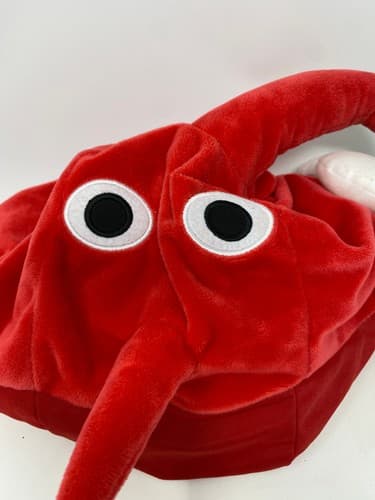 Nintendo Pikmin Red Pikmin Plush Costume Hat White Flower Cosplay Cap — photo 4