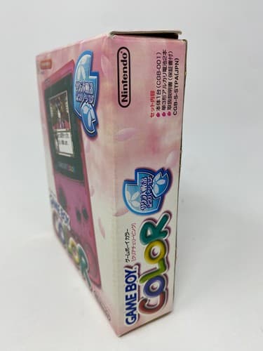 Game Boy Color Console Sakura Edition Japan BOX Instruction Tested Working NICE — photo 2