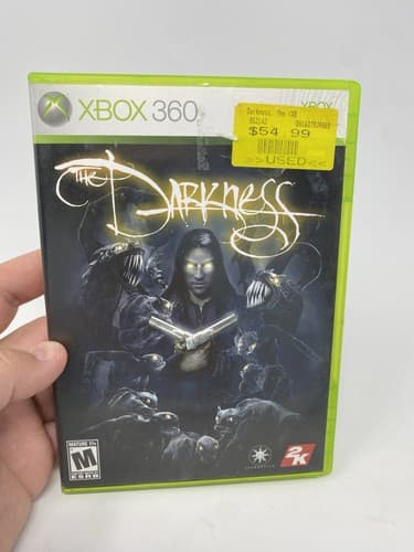 The Darkness Xbox 360 2007 M Rated Game 2K NTSC Complete Case Manual