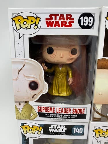 Funko Pop! Star Wars Vinyl Figures Lot of 6 - Princess Leia Rey FN-2199 — photo 2