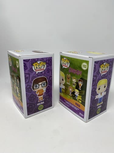 Funko POP! Animation Scooby-Doo Velma Dinkley #151 & Fred Lot Of 2 Vinyl Vaulted — photo 6