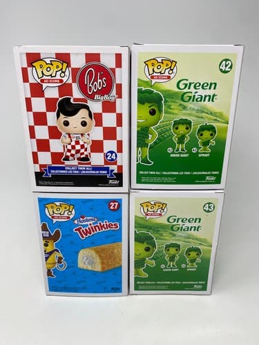 Funko Pop! Ad Icons Lot of 4 - Twinkie the Kid (Retro) #27 Green Giant #42 — photo 8