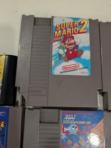 Lot of 9 NES / Sega Non Working Cartridges - Zelda, Superman, TMNT, Mario, Etc — photo 9