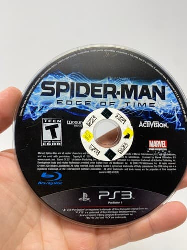 Spider-Man: Edge of Time (Sony PlayStation 3 / PS3) Disc Only Untested Scratched