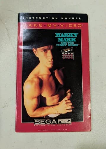Marky Mark and the Funky Bunch: Make My Video (Sega CD) Disc & Manual