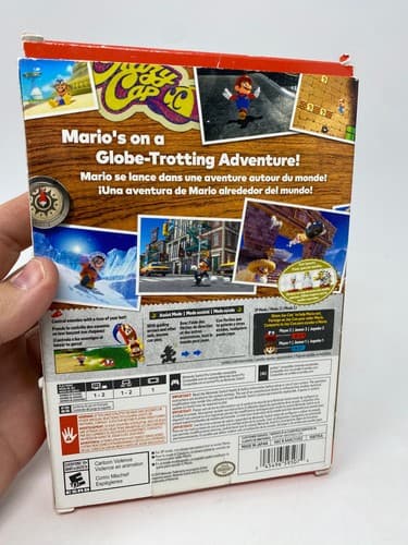 Super Mario Odyssey Nintendo Switch Game w/ Traveler's Guide & Box READ Damage — photo 7