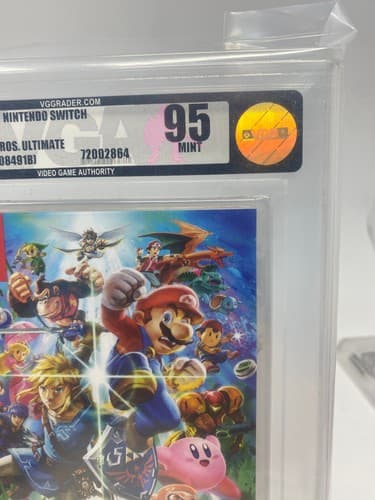 Super Smash Bros Ultimate Nintendo Switch Sealed New VGA 95 MINT Graded — photo 4
