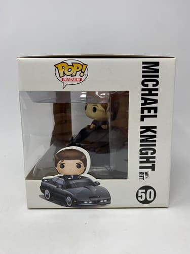 New-Funko-Pop Rides Michael Knight With Kitt ,Knight Rider 50 -Vinyl Figure. — photo 3