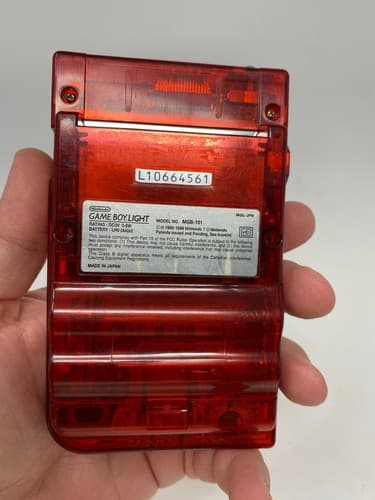 Nintendo Game Boy Light Console only Tezuka Osamu Astro boy Red / No Accessory — photo 9