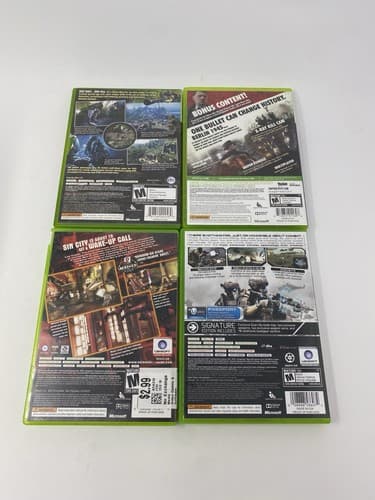 Lot Of 4 Tom Clancy Xbox 360 Ghost Recon Rainbow Six Vegas Sniper Elite — photo 2