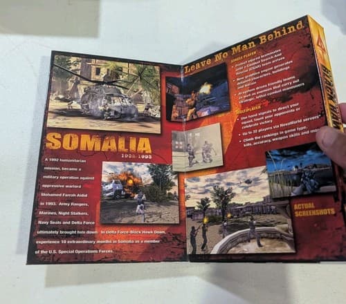 Delta Force Black Hawk Down PC Games, 2003 With Box — photo 3